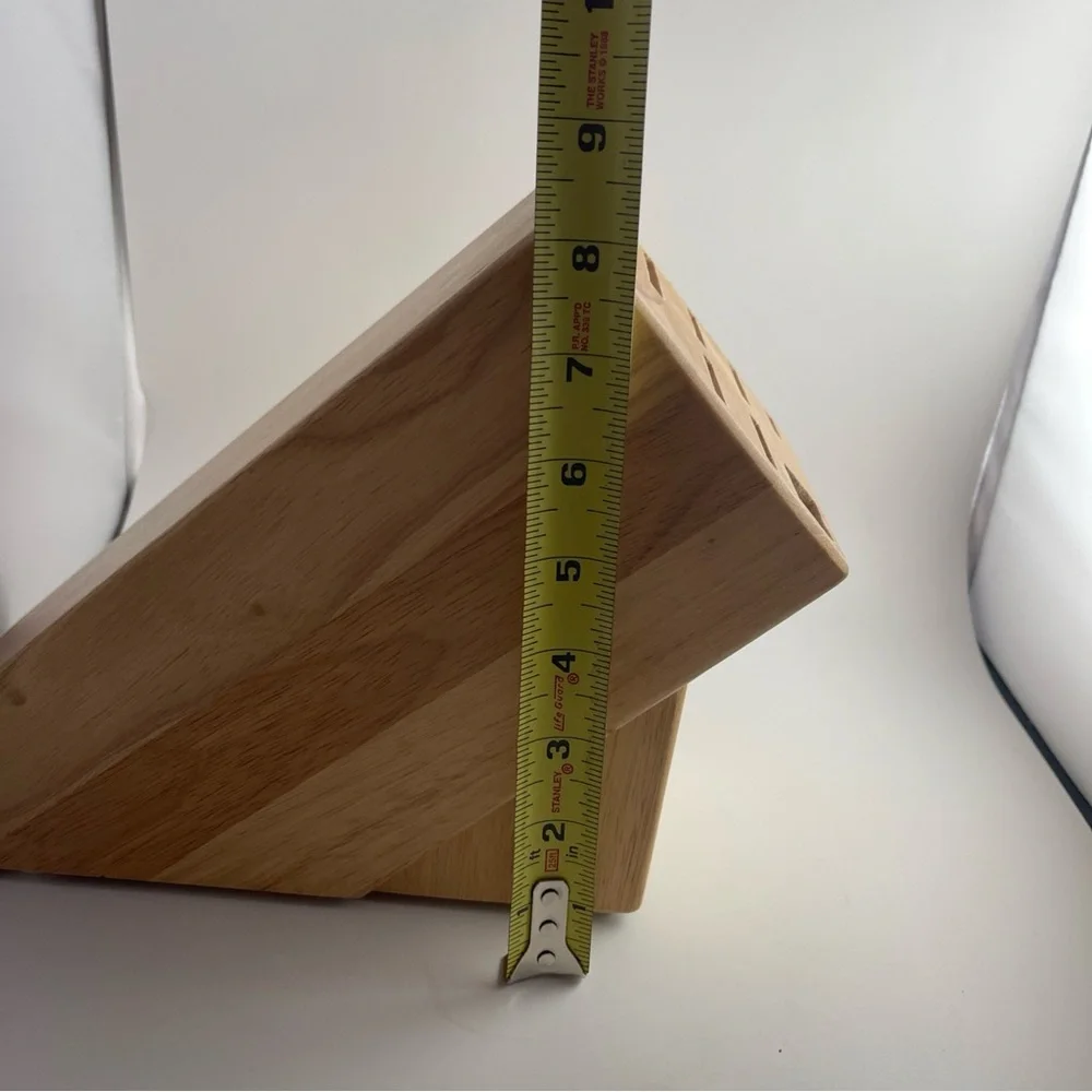J.A. Henckels International 9 slot Hardwood Knife Storage Block